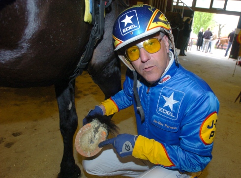 Kallblodsmästaren Jan-Olov Persson är en av tränarna som brukar hitta formen på vårkanten. Foto av Lars Jakobsson/TR Bild